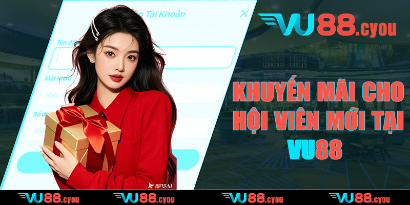 Khuyến mãi cho hội viên mới tại VU88