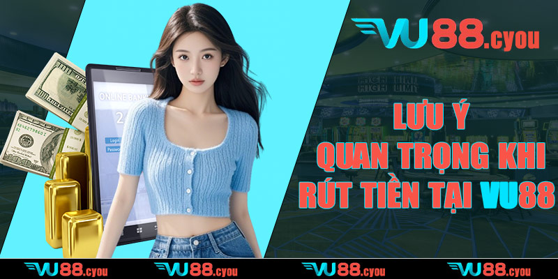 Lưu ý quan trọng khi rút tiền VU88